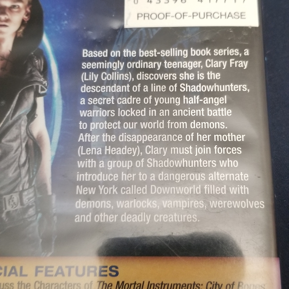 The Mortal Instruments DVD - Picture 2 of 3